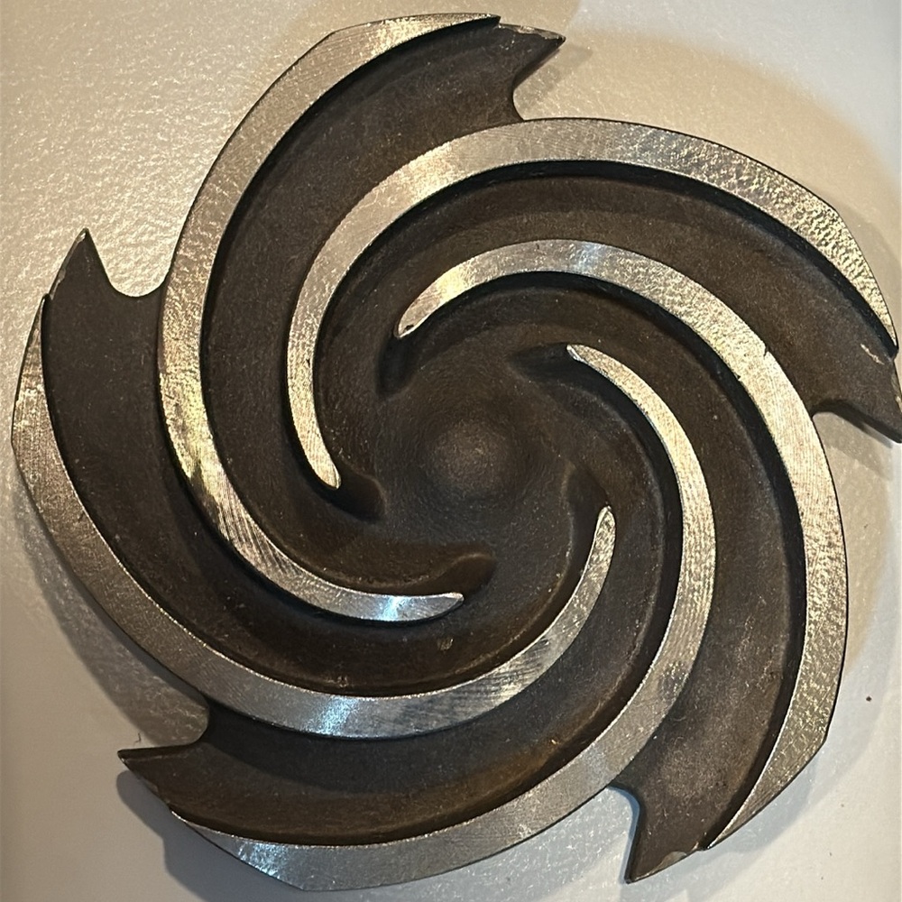 Industrial Salvage Gould’s Pump Impeller Steampunk Wall Decor Architectural
